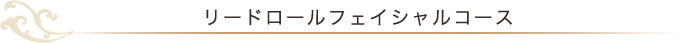 リードロールフェイシャルコース